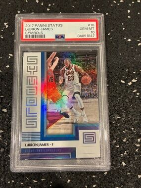 Panini LeBron James Holo Card - Blue, White, Red